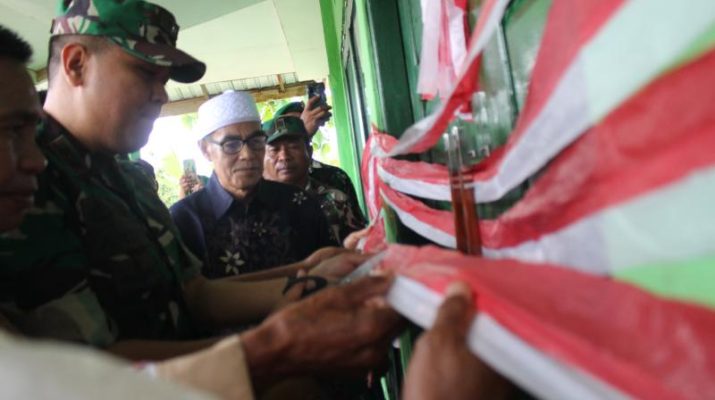 Dandim 1608/Bima Resmikan Posramil Parado