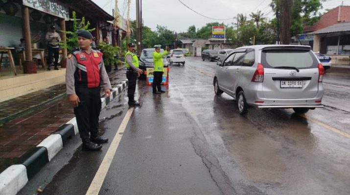 Ops Lilin 2024 Polres Klungkung Perketat Pengamanan di Pos Goa Lawah