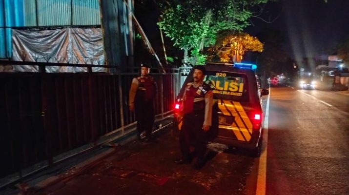 Antisipasi Jalur Rawan & Pemukiman Penduduk, Polsek Abiansemal Tingkatkan Blue Light Patrol