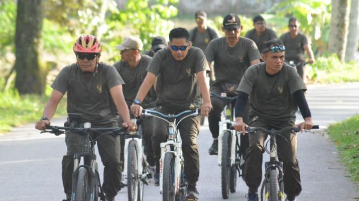 Jaga Kebugaraan, Kodim 0309/Solok Laksanakan Sepeda Bersama