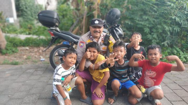 Himbauan Bhabinkamtibmas Singakerta Saat Liburan Sekolah
