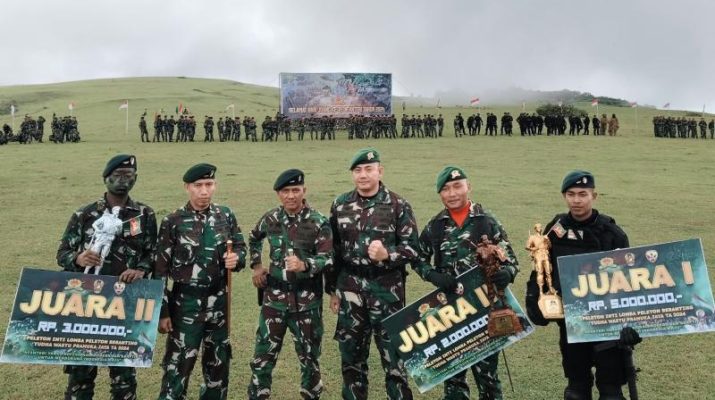 Danbrigif 21/Komodo Sambut Ton Ranting Yudha Wastu Pramuka Jaya 2024