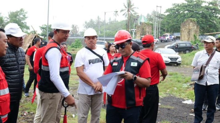 Monitoring Proyek Pembangunan Infrastruktur oleh Bupati Tabanan
