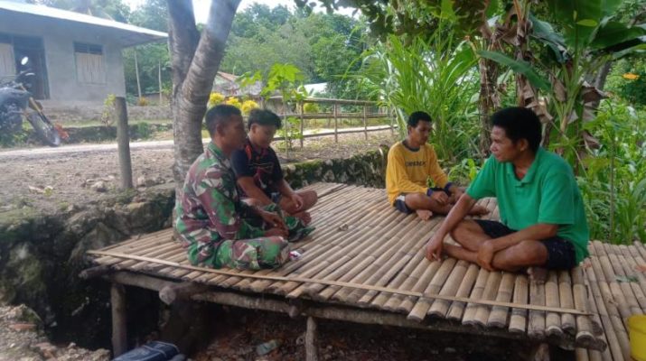 Babinsa Ingatkan Pentingnya Kamtibmas