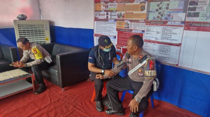 Polres Karangasem Prioritaskan Kesehatan Personil dalam Operasi Lilin Agung 2024