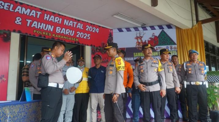 Kapolres Karangasem Evaluasi Kesiapan Pengamanan Nataru di Pelabuhan Padangbai