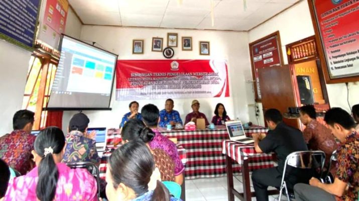 Desa Jelijih Punggang Gelar Bimtek Pengelolaan Website
