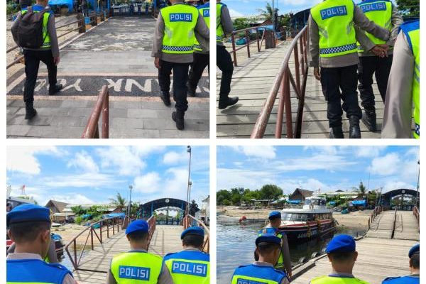 Giat rutin patroli Satgas Airud Menjelang Tahun baru