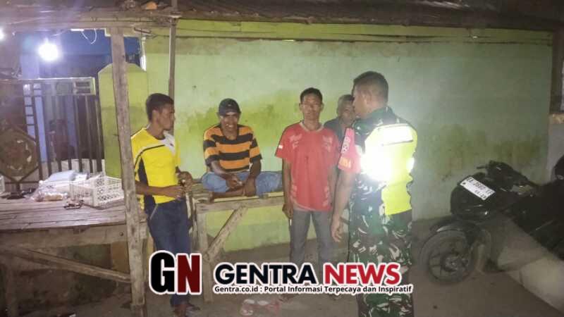 Cegah Pencurian dan Gangguan Kamtibmas, Babinsa Bolo Dorong Warga Aktifkan Siskamling
